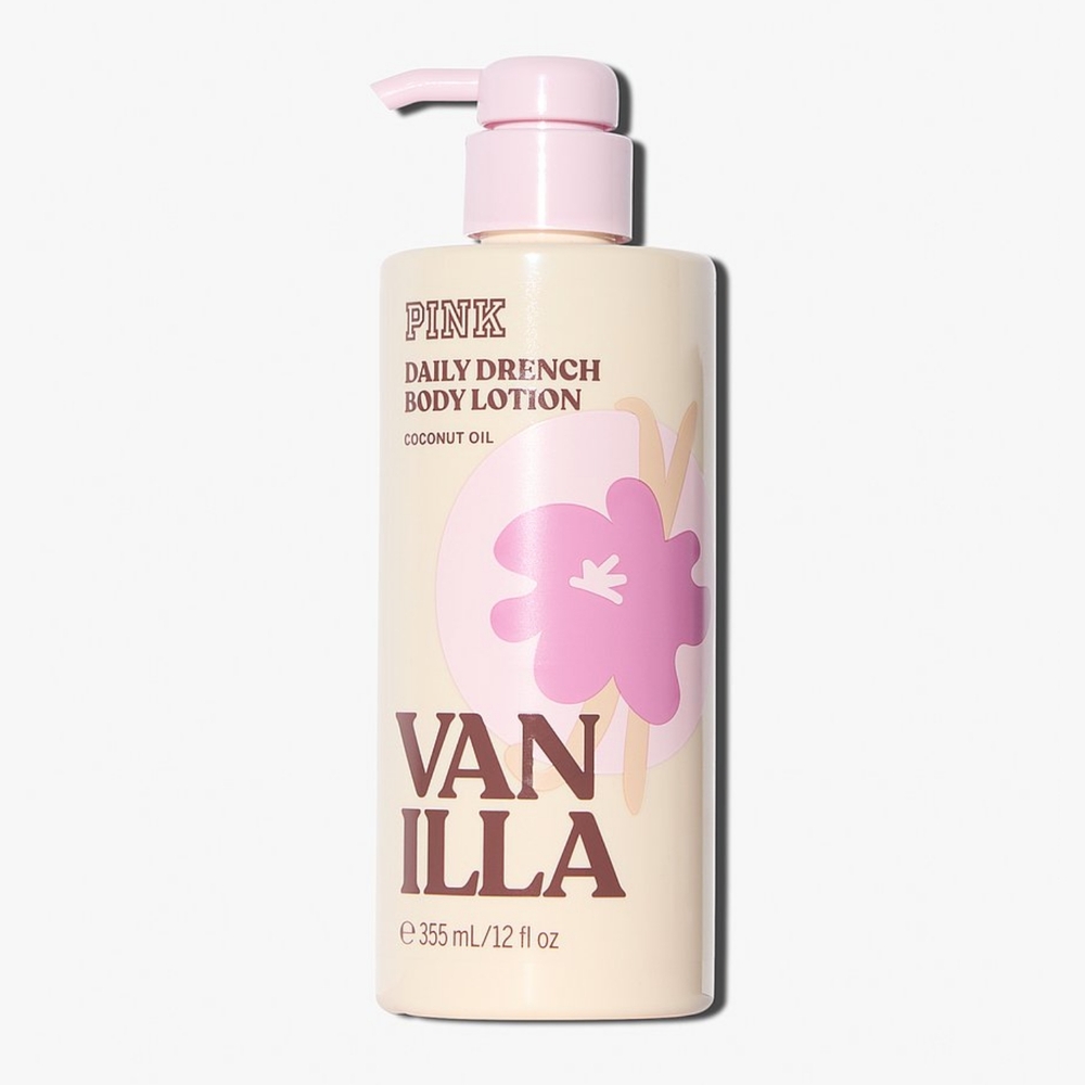 PINK Victoria's Secret Vanilla Daily Drench Body Lotion 12oz NEW